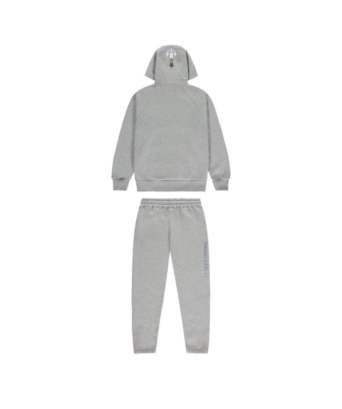 Trapstar Chenille Decoded 2.0 Hooded Tracksuit - GREY/ICE BLUE