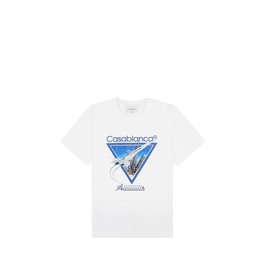 Casablanca 'Aiiiiiir' Printed T Shirt- White