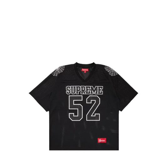 Supreme Spiderweb Football Jersey - Black