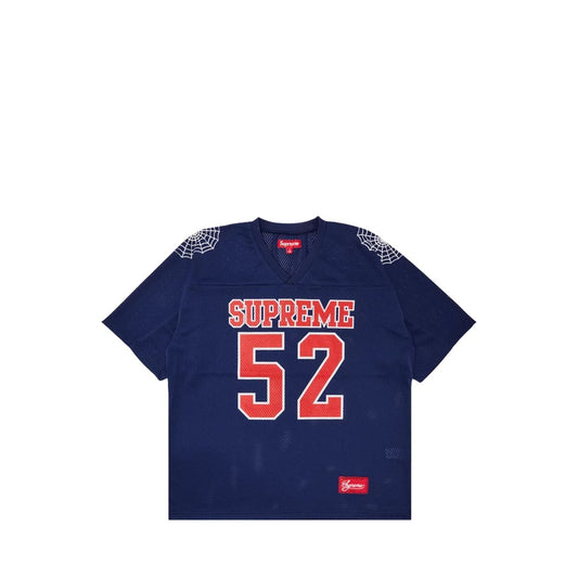 Supreme Spiderweb Football Jersey - Navy