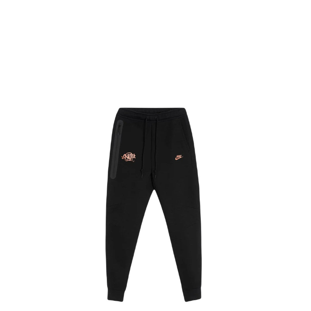 Synaworld x Nike Tech Fleece Tracksuit - Black/Bronze