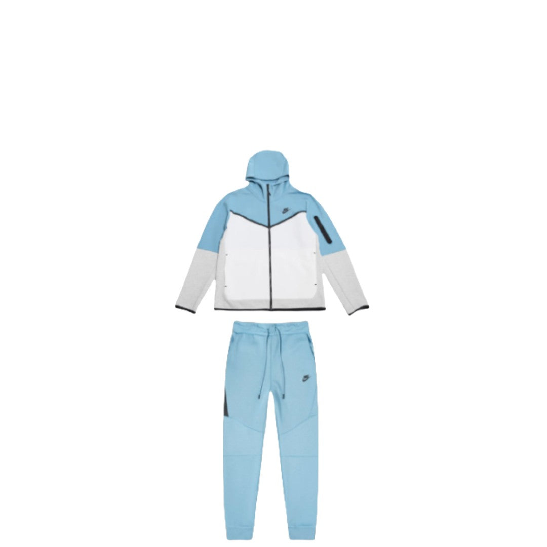 Nike Tech Fleece Tracksuit - BABY BLUE/WHITE (FAST DELIVERY)