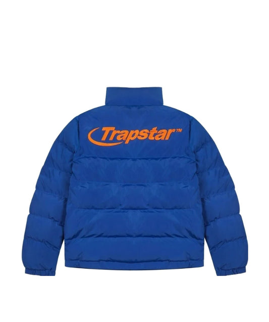 Trapstar Hyperdrive Puffer Jacket 2.0 - Blue/Orange