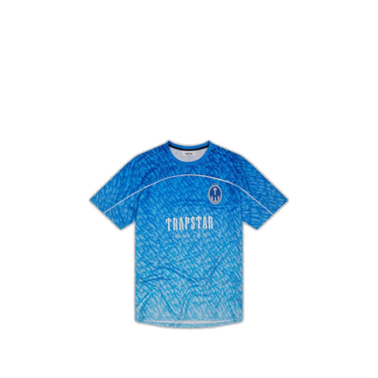 Trapstar T Monogram Football Jersey - Blue Gradient