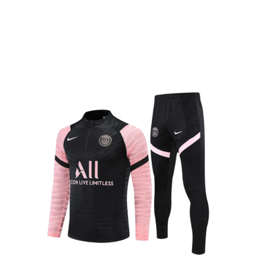 PSG x Nike Training Tracksuit 2022/23 - Black/Pink