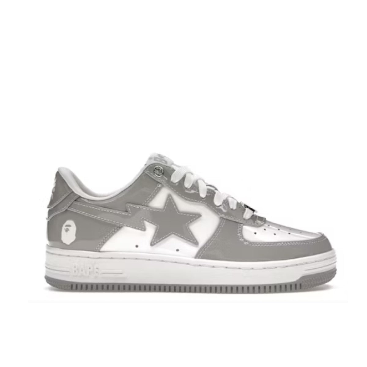 A Bathing Ape Bape Sta Low - Grey/White