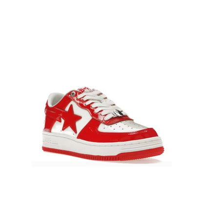 A Bathing Ape Bape Sta Low - Red/White