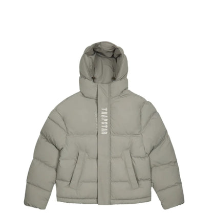 Trapstar Hooded Decoded Puffer Jacket 2.0 - BRINDLE