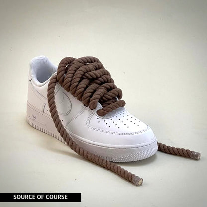 Rope Air Force 1 White - Brown