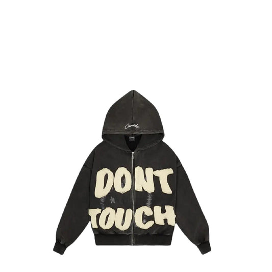 Carsicko Don't Touch Hoodie - Black/Grey