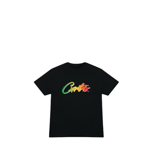 Corteiz Allstarz Gradient Carni T-Shirt - Black