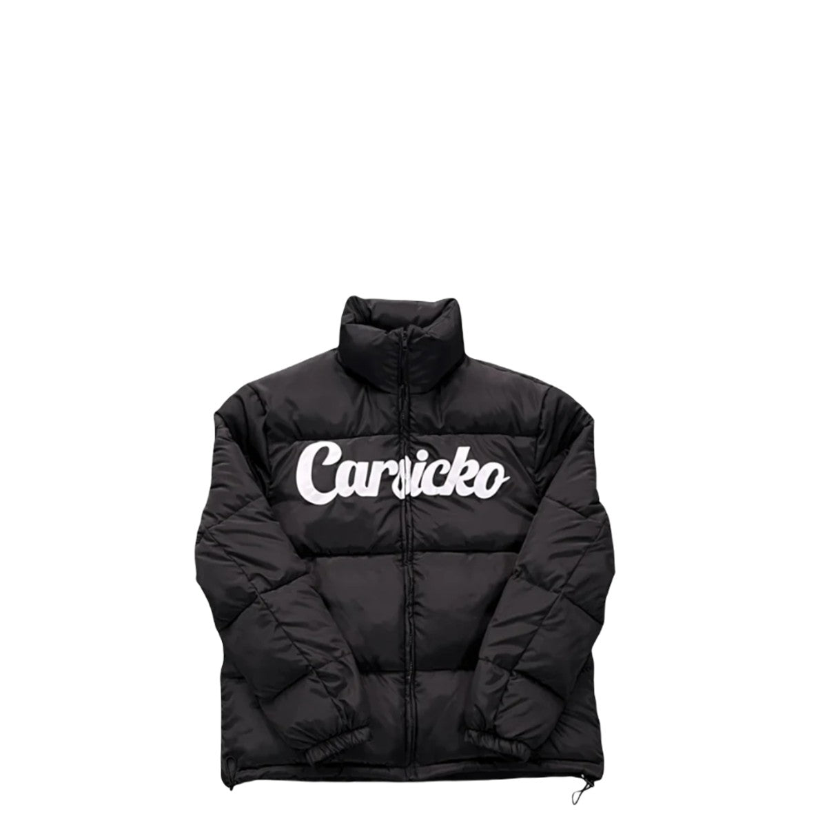 Carsicko Text Logo Puffer Jacket - Black – Source Of Course