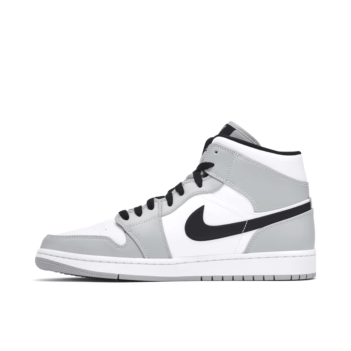 Jordan 1 Mid - Light Smoke Greys