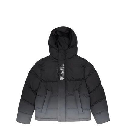 Trapstar Hooded Decoded Puffer Jacket 2.0 - BLACK GRADIENT
