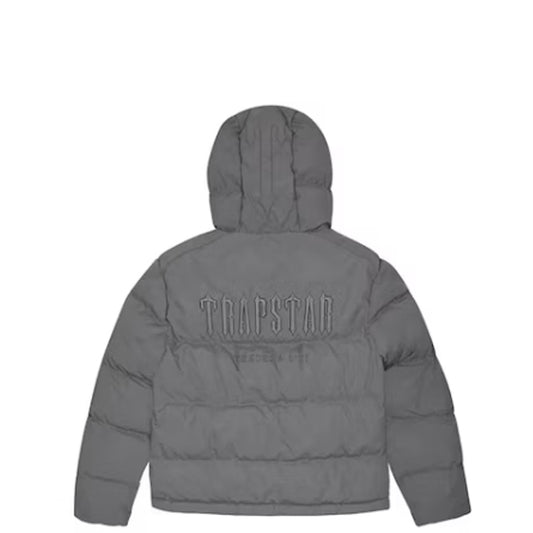 Trapstar Hooded Decoded Puffer Jacket 2.0 - GREY