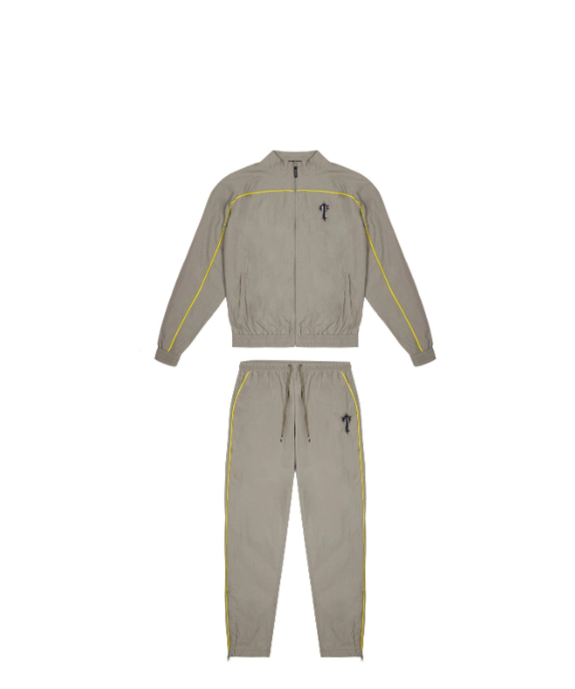 Trapstar Irongate T Shellsuit - Grey/Yellow