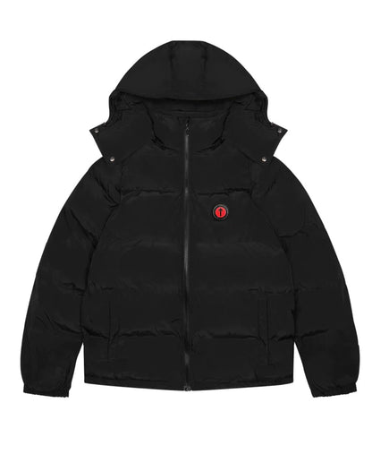 Trapstar Irongate Puffer - BLACK / RED (FAST DELIVERY)