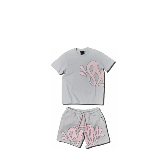 Synaworld T-Shirt and Short Set - Pink