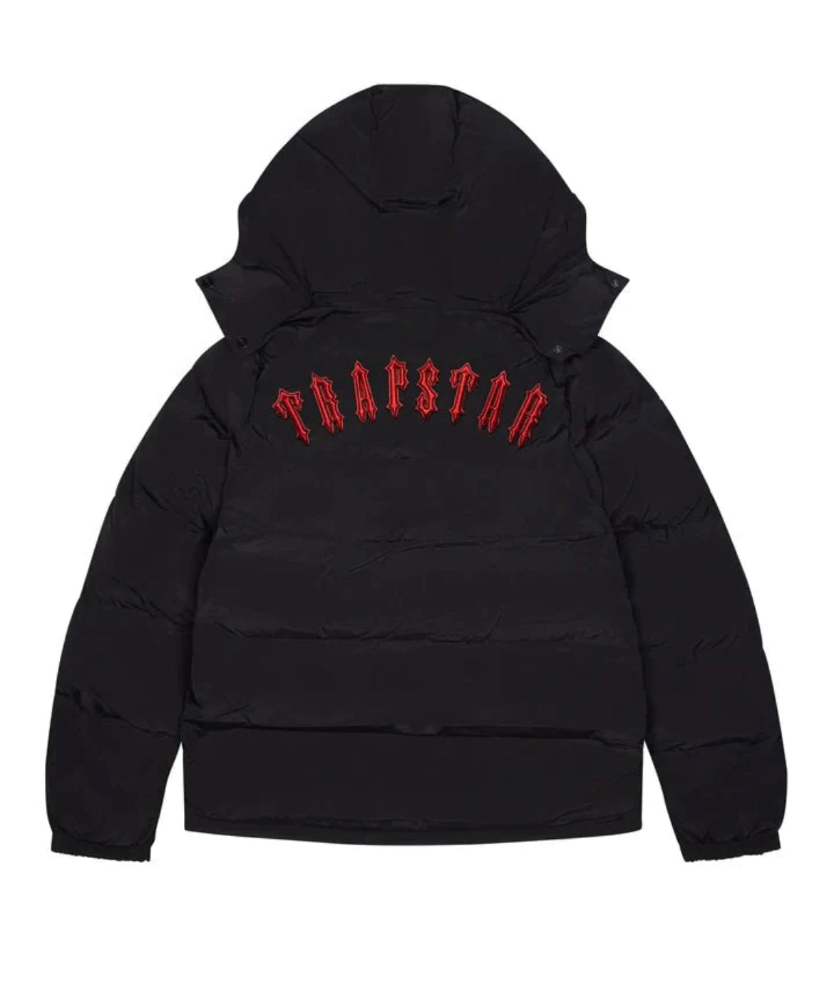 Trapstar Irongate Puffer - BLACK / RED (FAST DELIVERY)