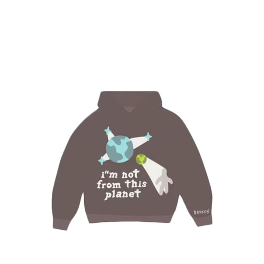 Broken Planet Hoodie - Im Not From This Planet