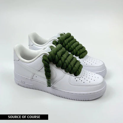 Rope Air Force 1 White - Khaki