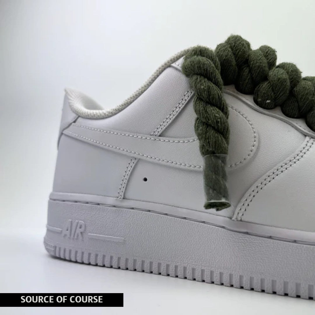 Rope Air Force 1 White - Khaki