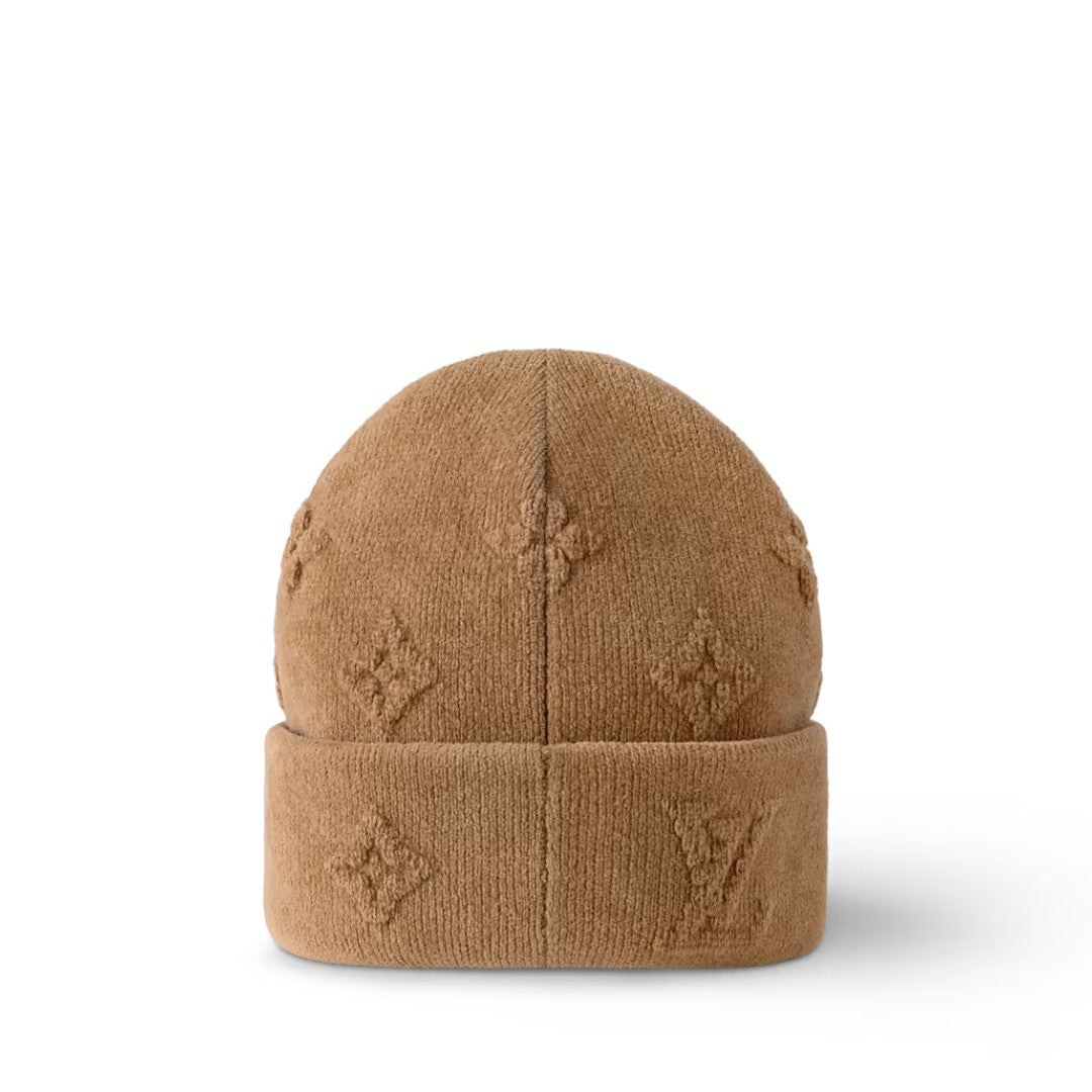 Louis Vuitton Crush Monogram Beanie - Camel