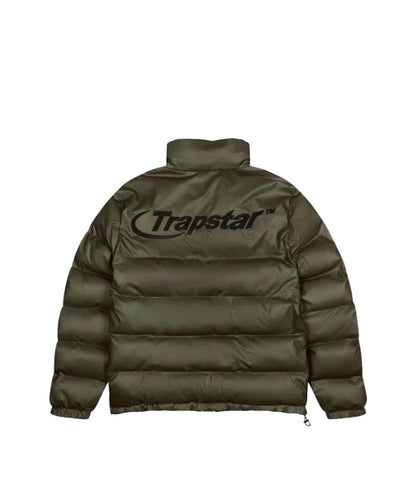 Trapstar Hyperdrive Heat Reactive Puffer Jacket - Olive/Yellow