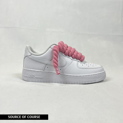 Rope Air Force 1 White - Pink