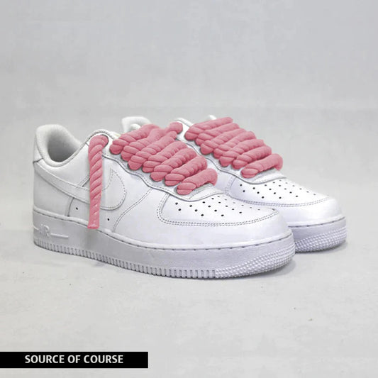 Rope Air Force 1 White - Pink