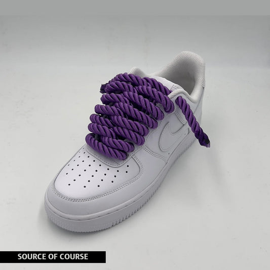 Rope Air Force 1 White - Purple