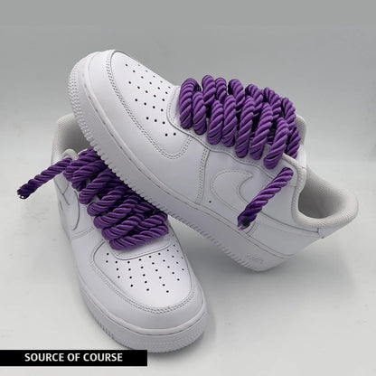 Rope Air Force 1 White - Purple