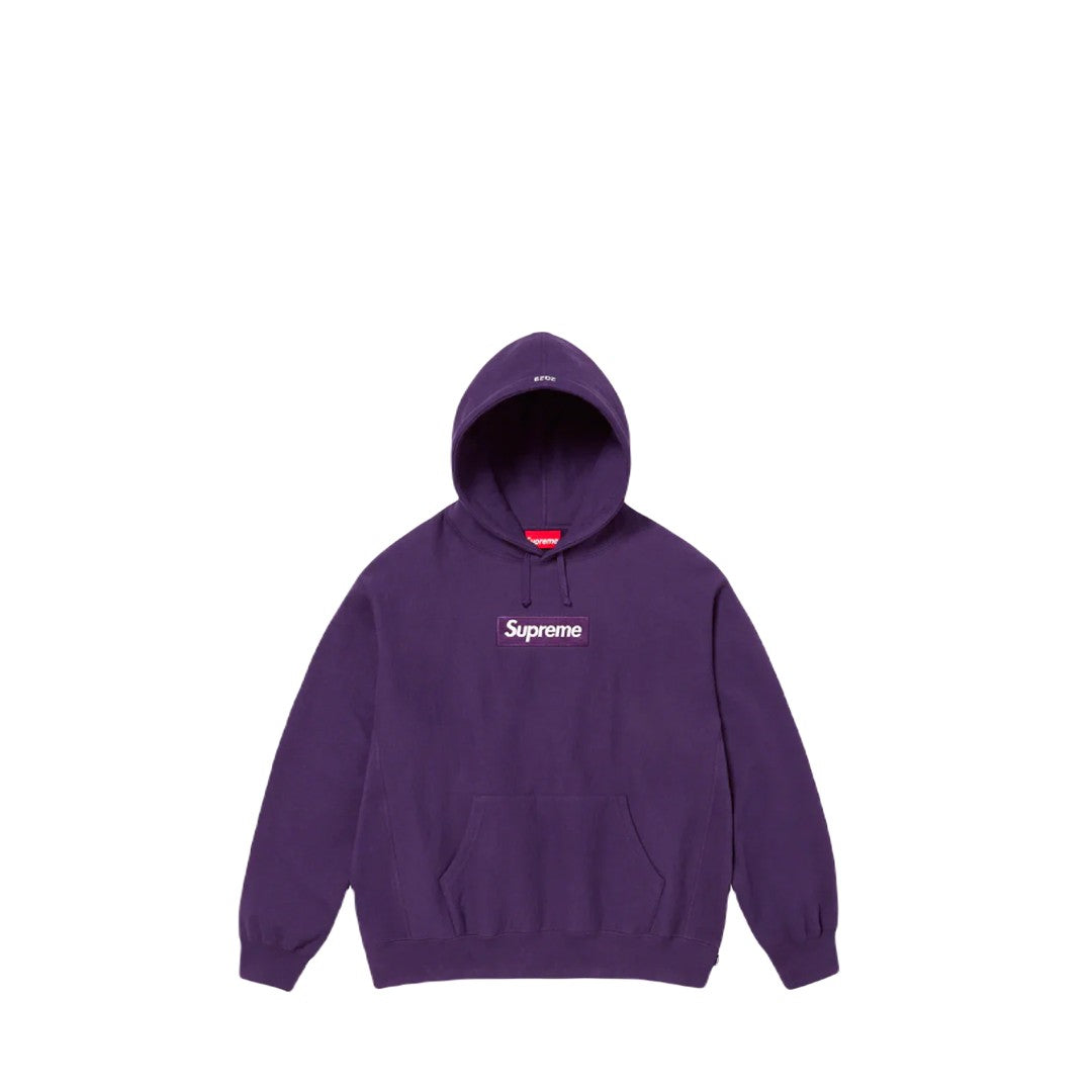 Supreme Box Logo Hoodie (FW23) - Dark Purple