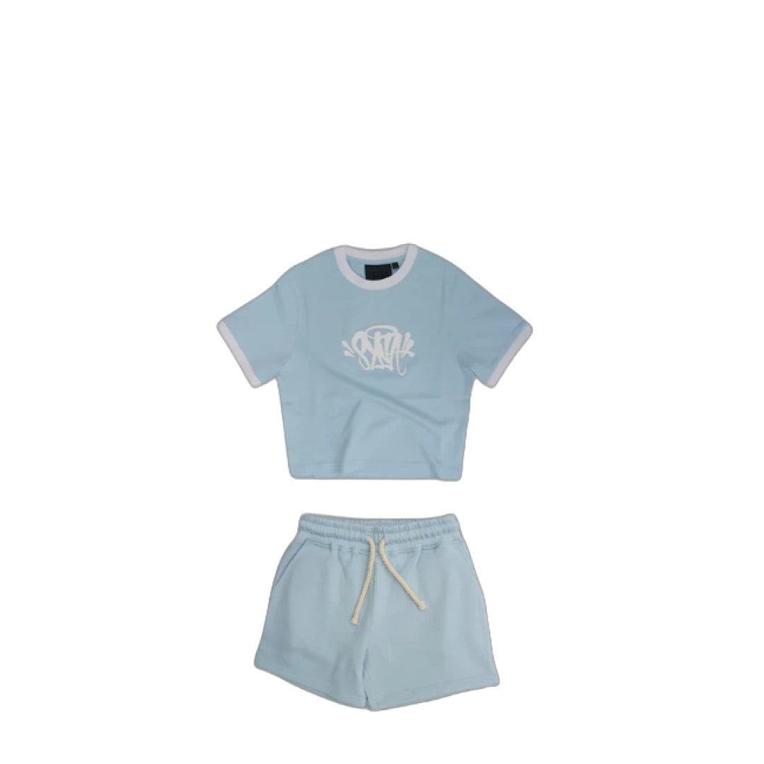 Synaworld Womens Team Syna Twinset Short Set - Baby Blue