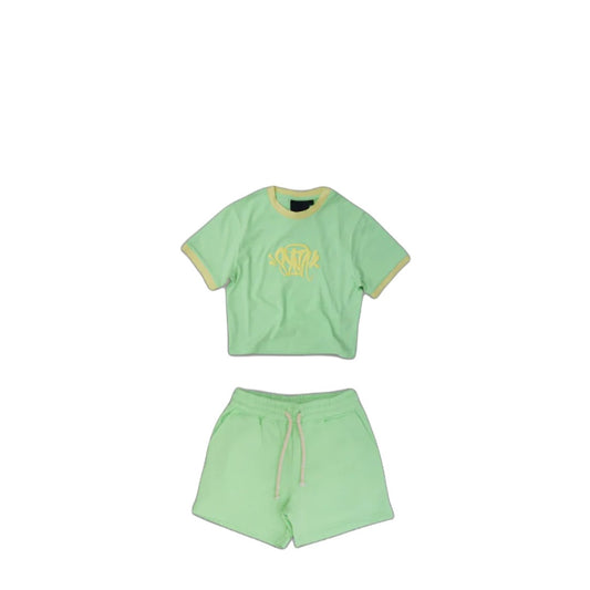 Synaworld Womens Team Syna Twinset Short Set - Mint Green