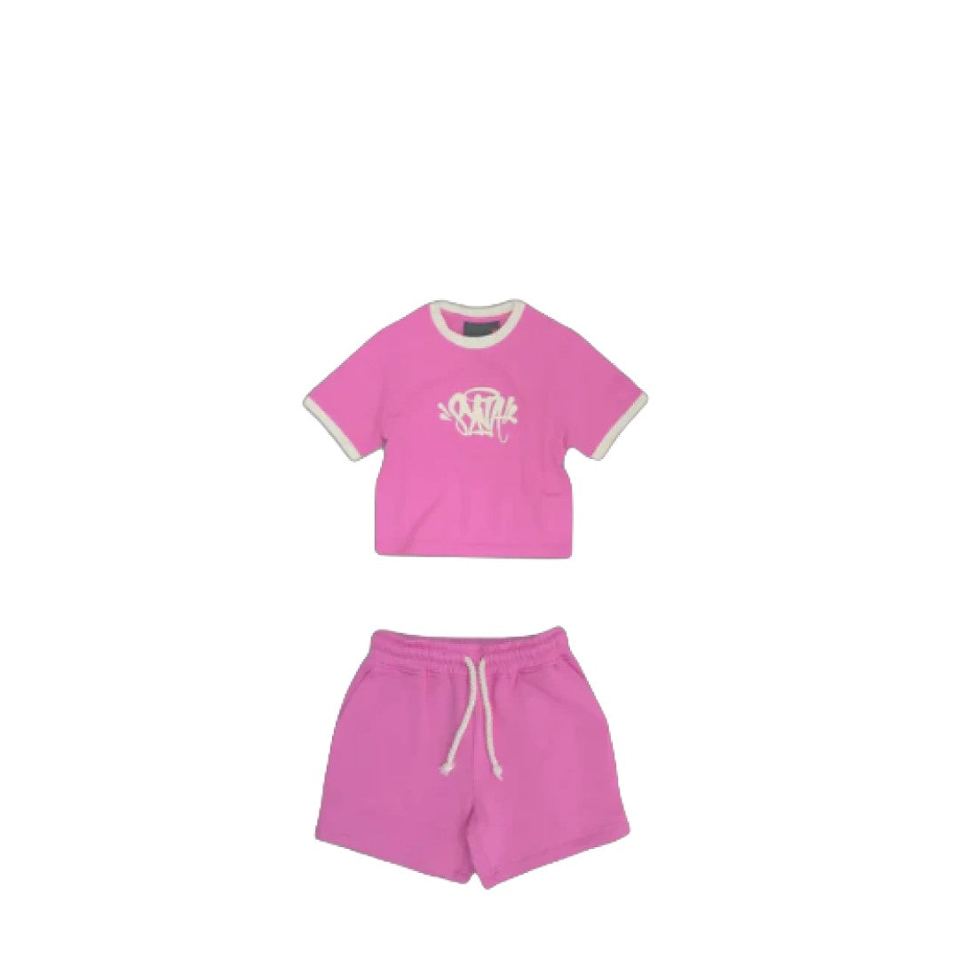 Synaworld Womens Team Syna Twinset Short Set - Pink