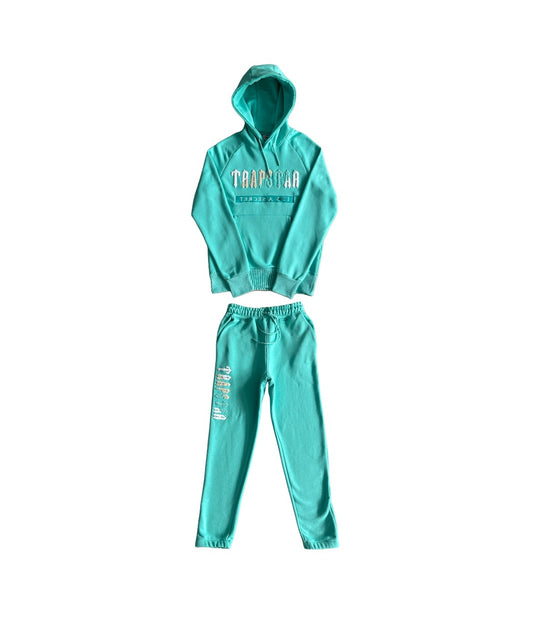 Trapstar Chenille Decoded 2.0 Hooded Tracksuit - Tiffany Blue