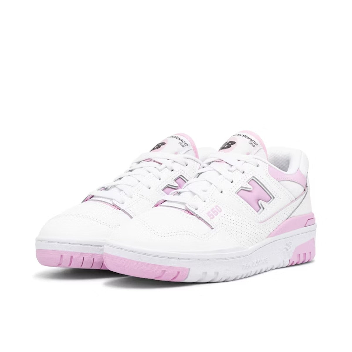 New Balance 550 - White/Bubblegum Pink WOMENS