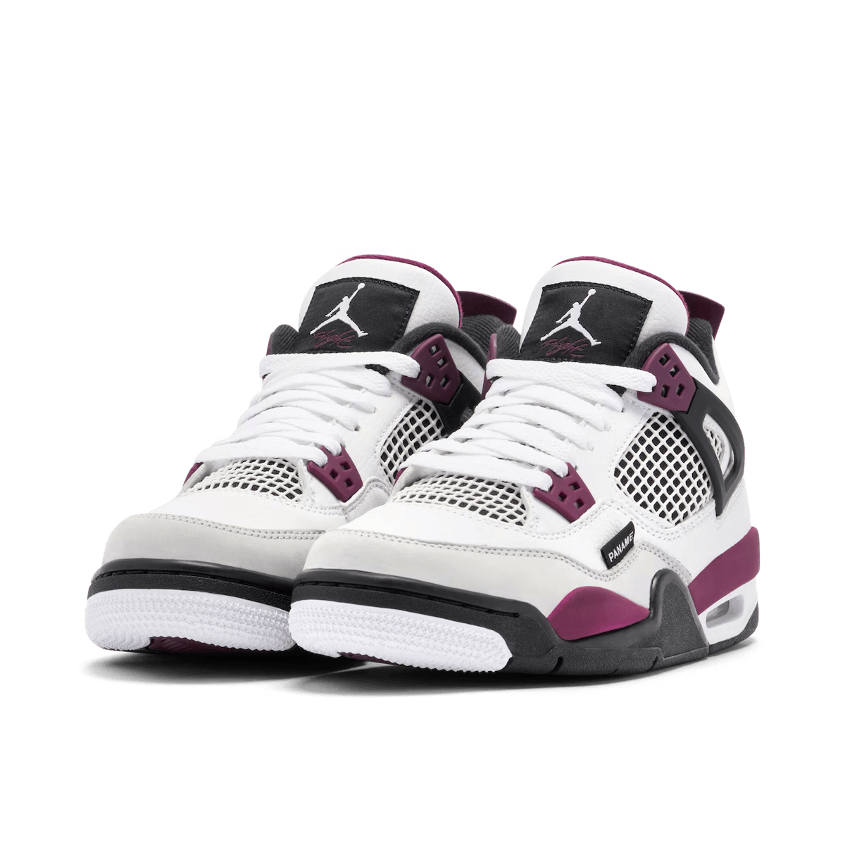 Jordan 4 Retro x PSG White Neutral Grey Bordeaux [ GS ]