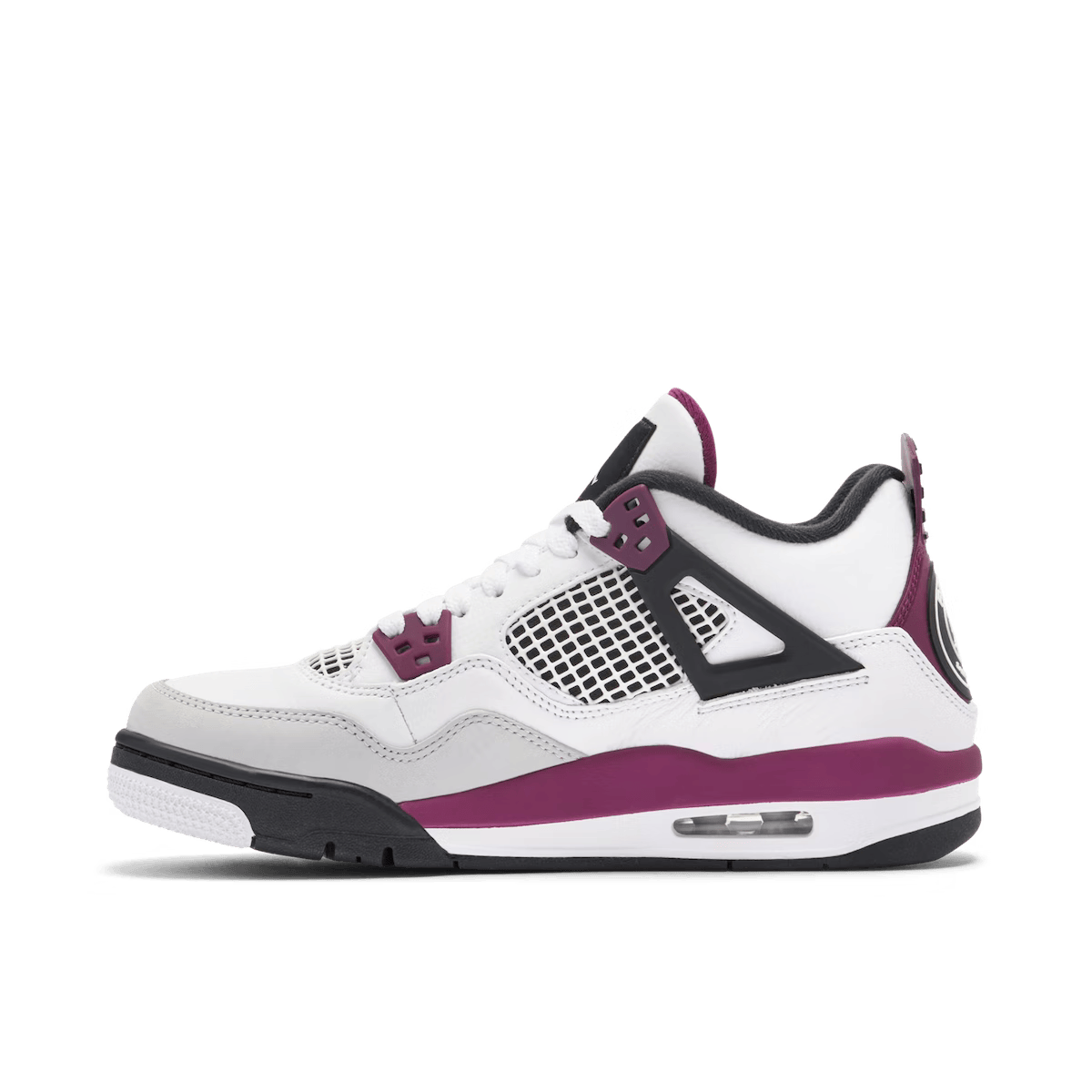 Jordan 4 Retro x PSG White Neutral Grey Bordeaux [ GS ]