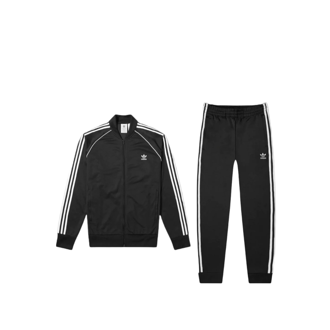 Adidas SST Tracksuit - BLACK – Source Of Course