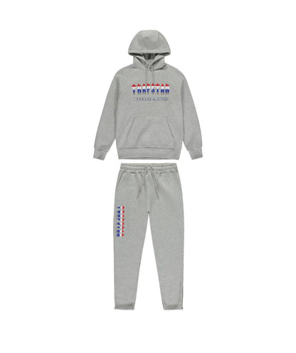 Trapstar Chenille Decoded 2.0 Hooded Tracksuit - GREY REVOLUTION EDITION