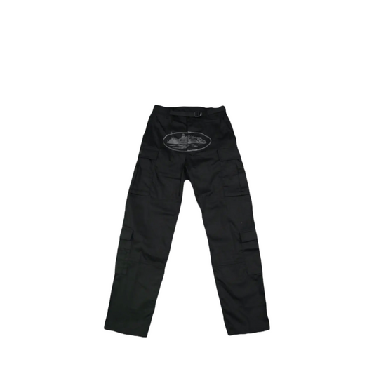Corteiz Alcatraz Cargo Pants - TRIPLE BLACK