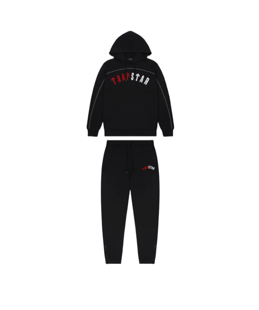 Trapstar Irongate Arch Chenille Hoodie Tracksuit - INFRARED EDITION