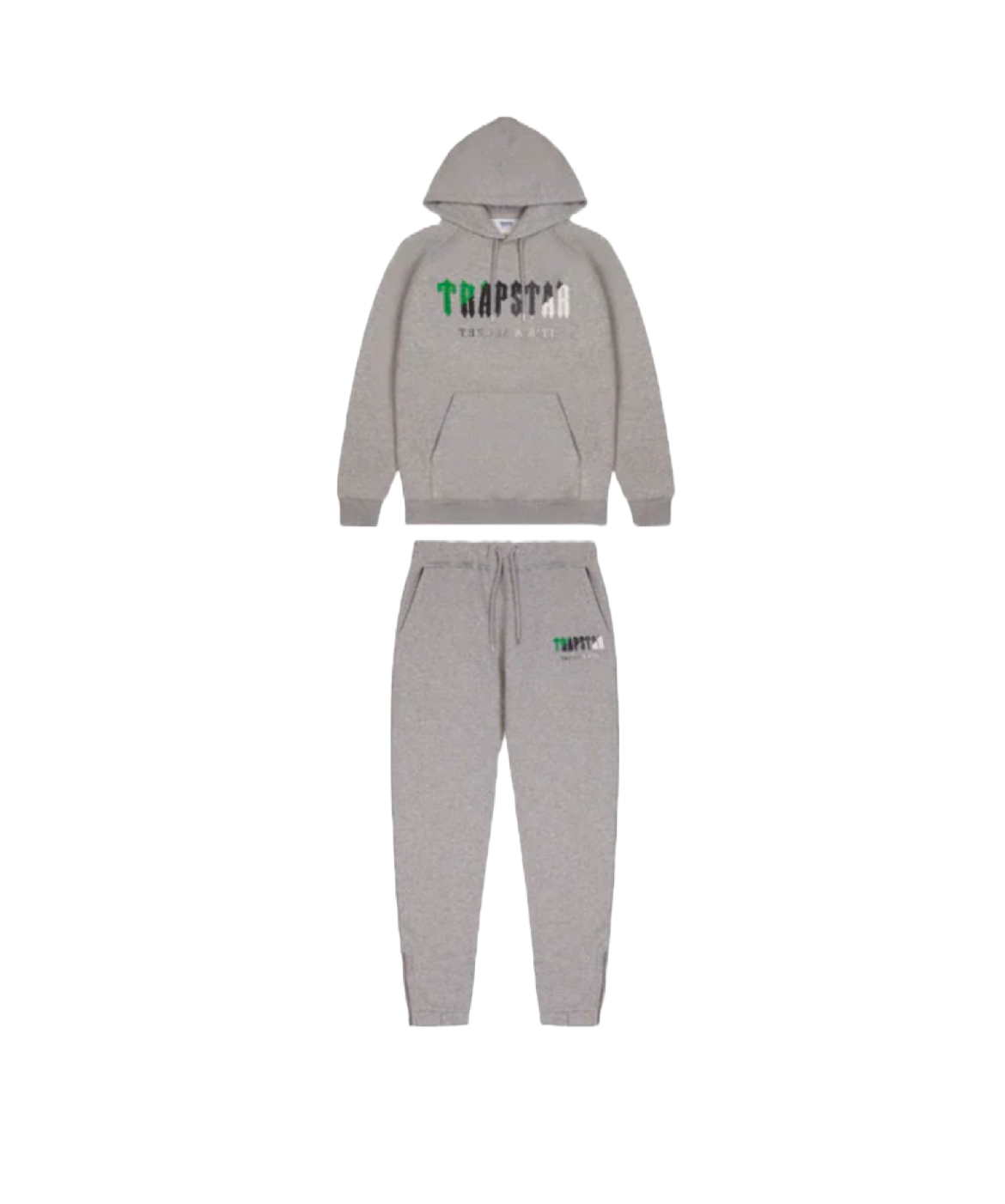 Trapstar Chenille Decoded Tracksuit - GREY/GREEN