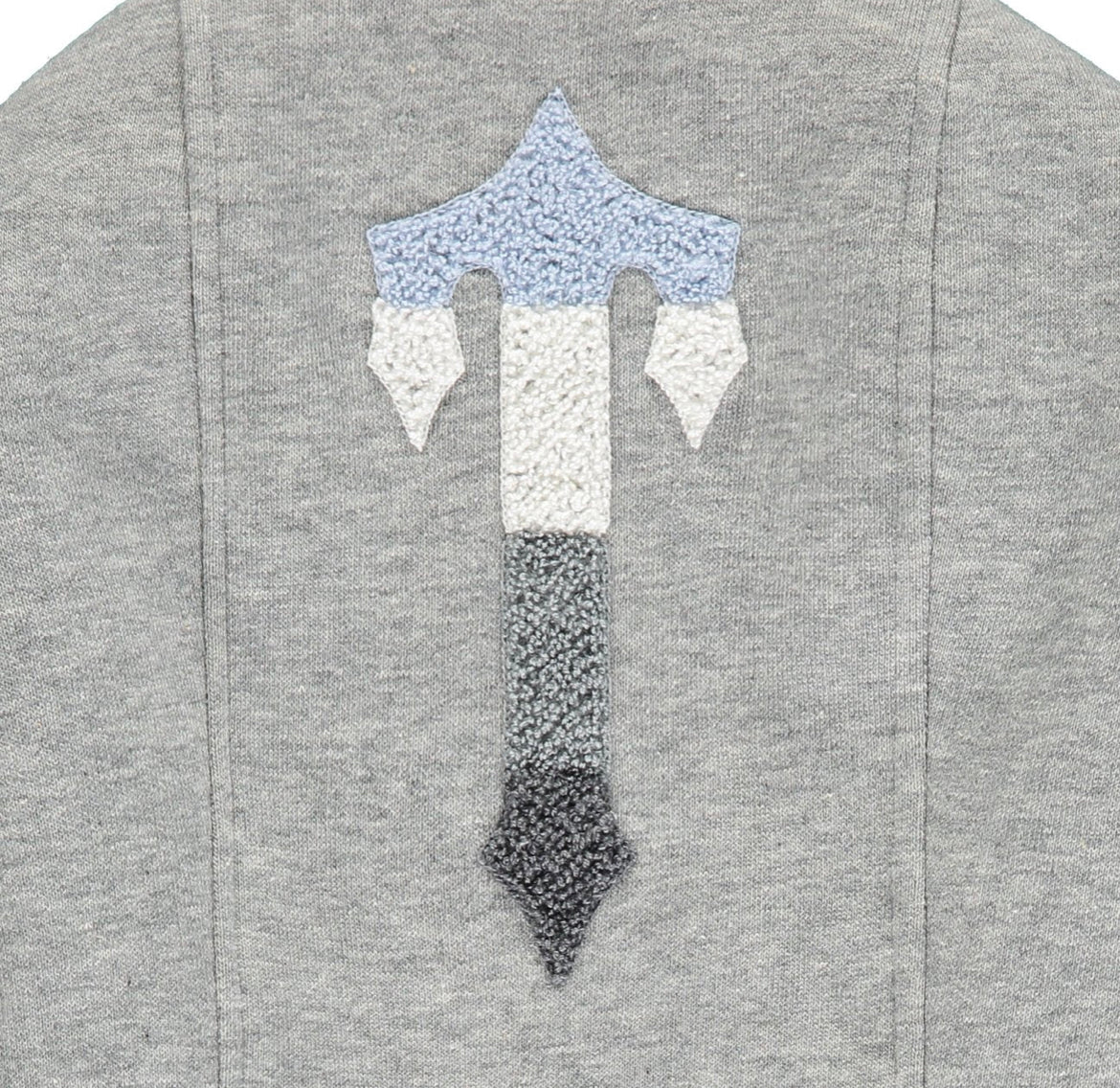Trapstar Chenille Decoded 2.0 Hooded Tracksuit - GREY / ICE BLUE
