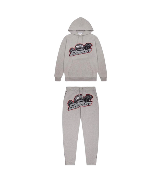 Trapstar Shooters Tracksuit - GREY/RED