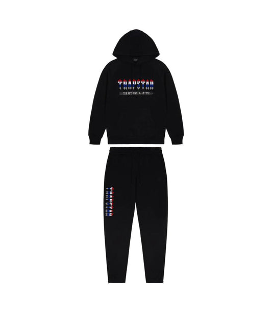 Trapstar Chenille Decoded 2.0 Hooded Tracksuit - BLACK REVOLUTION EDITION