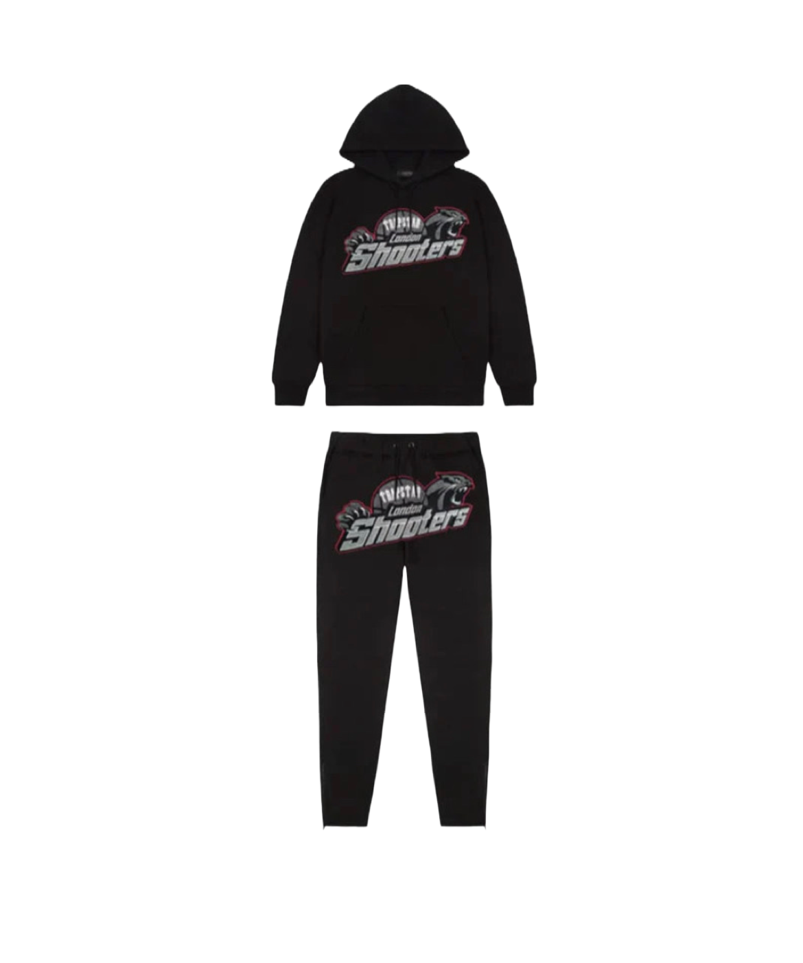 Trapstar Shooters Tracksuit - BLACK/RED