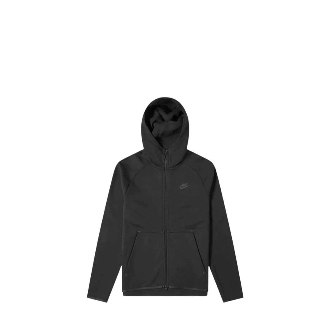 Nike Tech Fleece Hoodie - BLACK (2ND GEN)